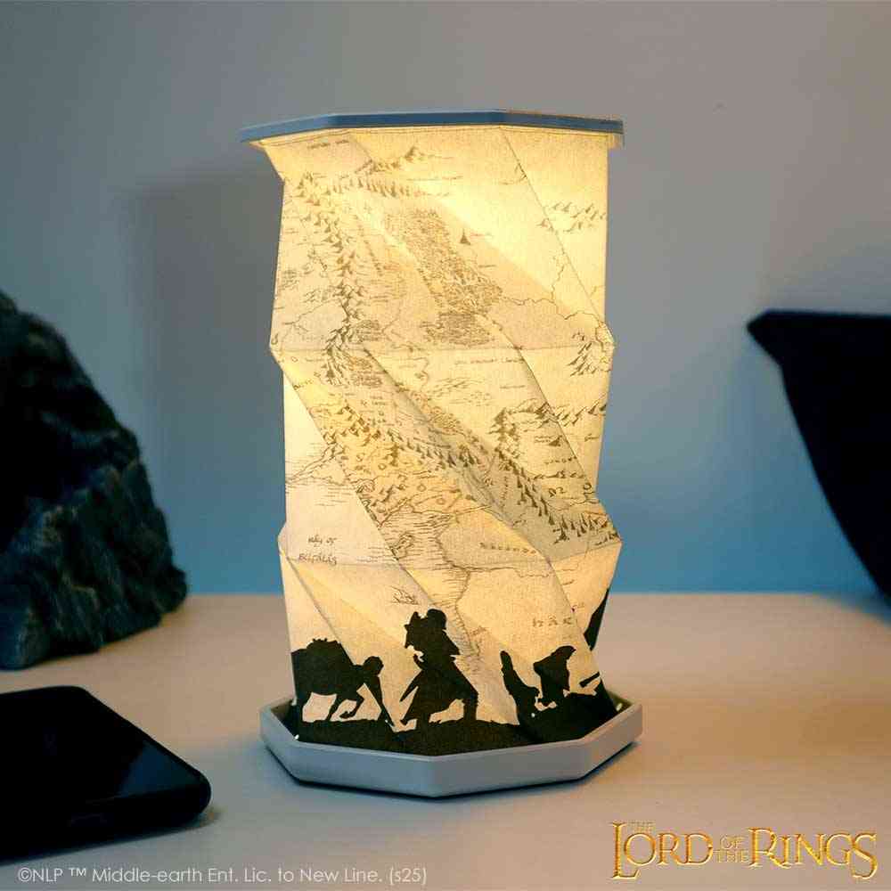 Nemesis Now The Lord of the Rings - Middle Earth Foldable Lamp 21cm Tischlampe - Mehrfarben